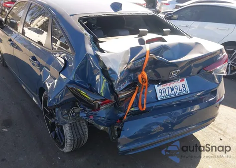 2025 Honda Civic Sport z USA, uszkodzony, nr VIN 2HGFE2F53SH585490